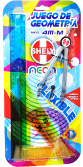 JUEGO GEOMETRICO MEDIANO FLEXIBLE NEON SHELY
