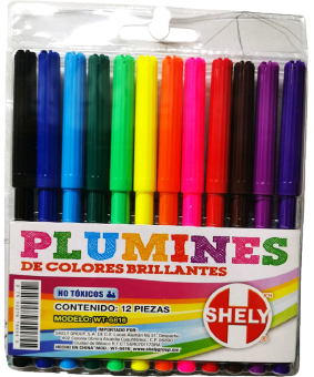 PLUMINES BRILLANTES SHELY C/12
